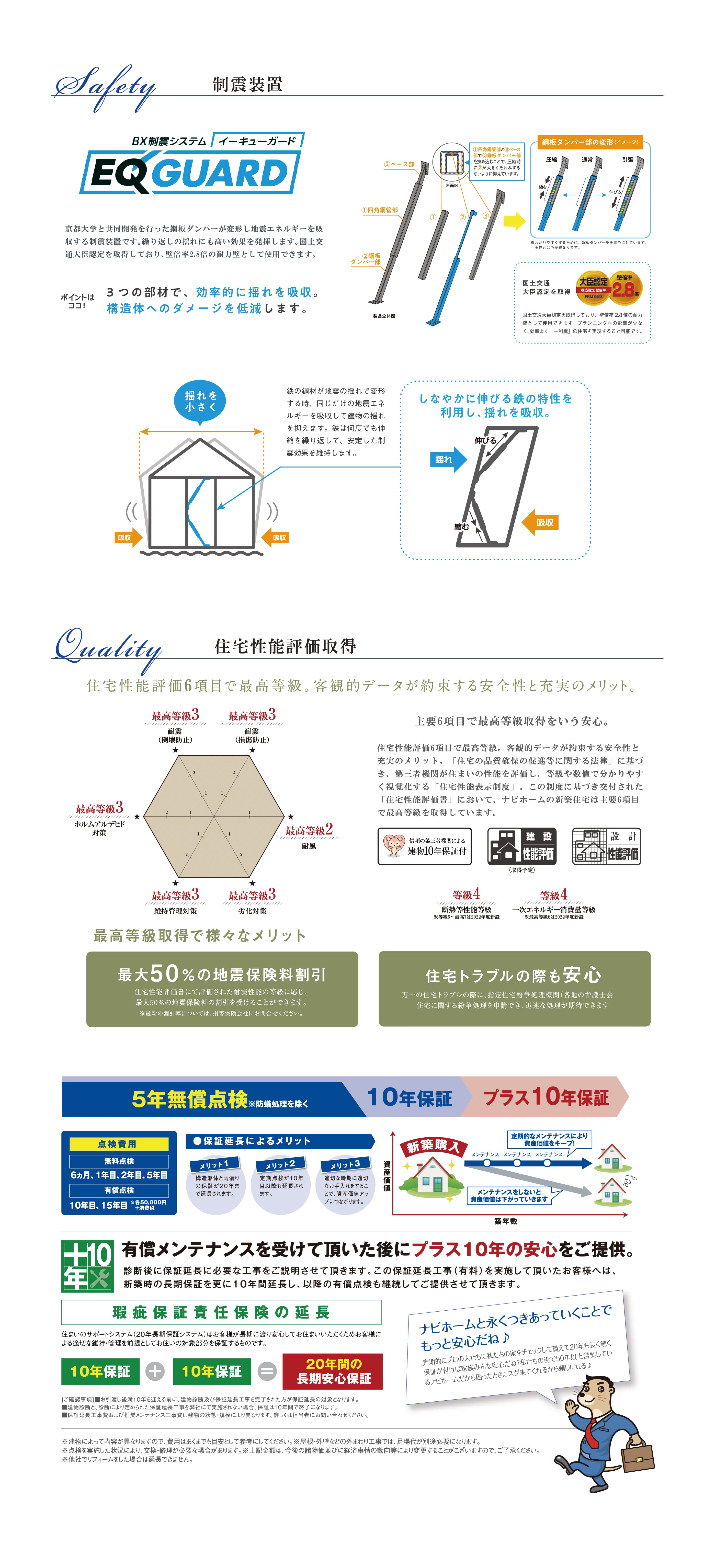 制震装置・住宅性能評価